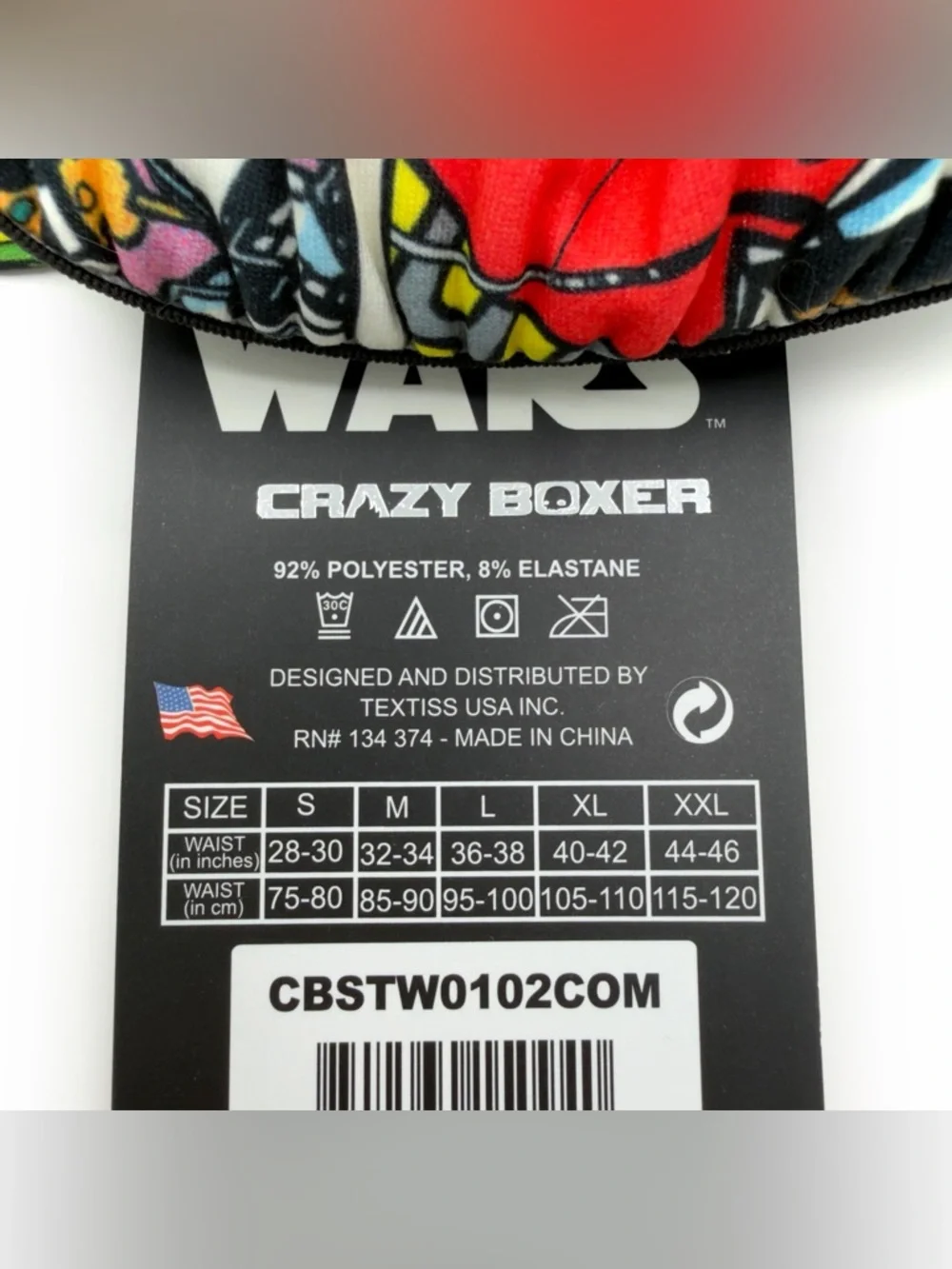 Star Wars Crazy Boxer Briefs Mens Size XL Underwear Disney Movie Gift Disneyland